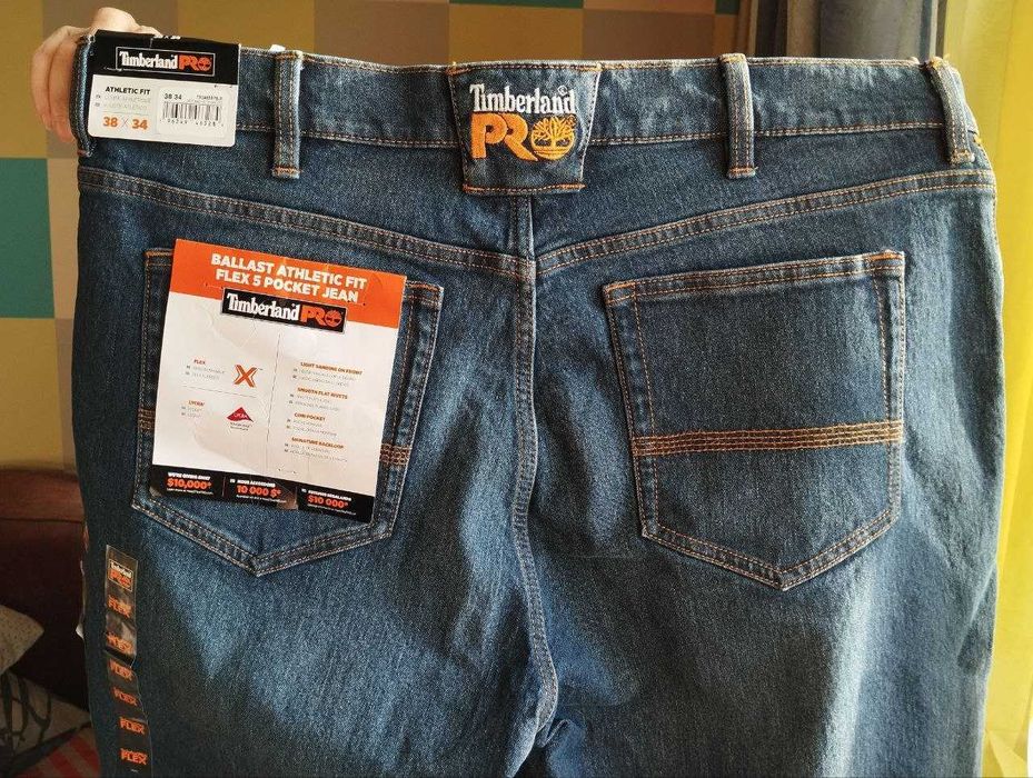 Timberland PRO XL Оригинал Новые Джинсы США W38 L34