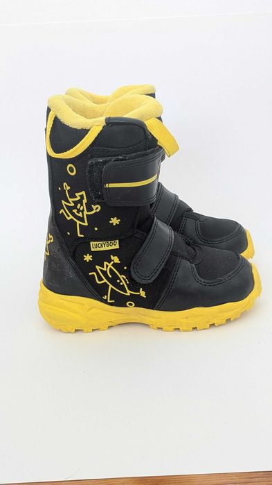 Botas de snowboard para criança, tamanho 30, novas