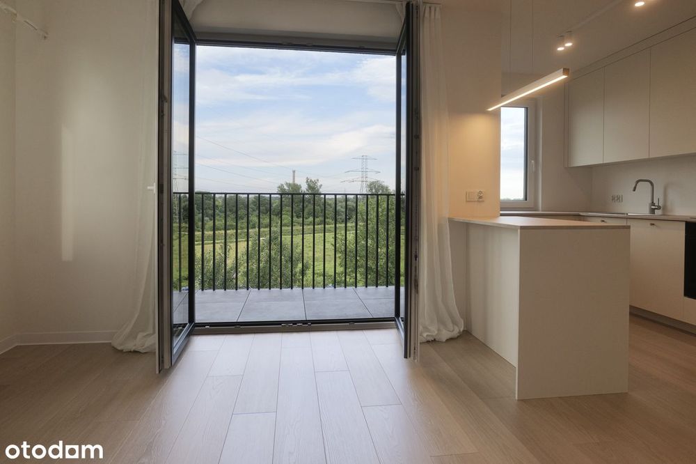 Nowe, wykończone, 3 pokoje 57,5 m², narożne, ostatnie piętro, widokowe - Widok 2