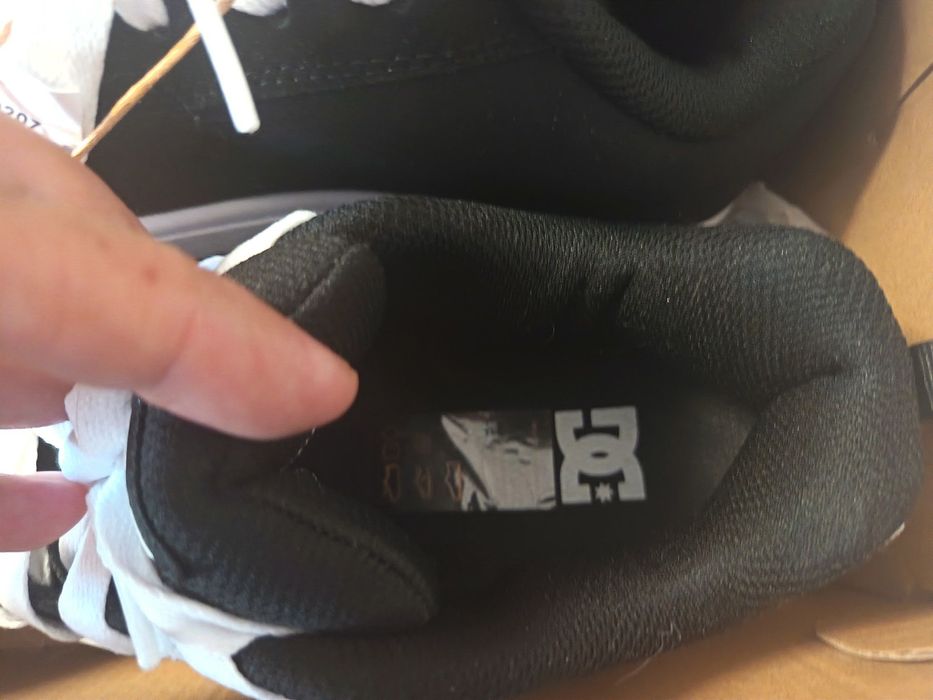 DC Shoes Court Grafik Pretas / Branco Unisexo NOVAS 38