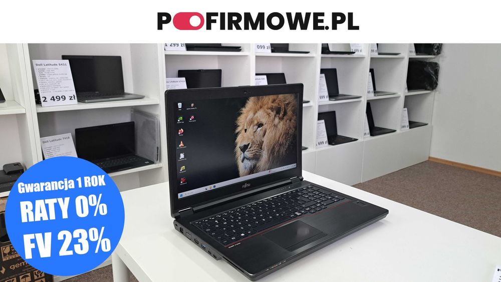 Stacja robocza Fujitsu Celsius H7510 15" Xeon 10-gen 16GB 512SSD nVidia 4GB IPS Full HD LTE WIN11 Klasa A Faktura Gwarancja