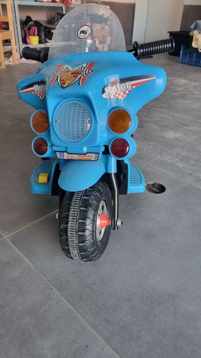 elektryczny motorek dla dzieci policyjny