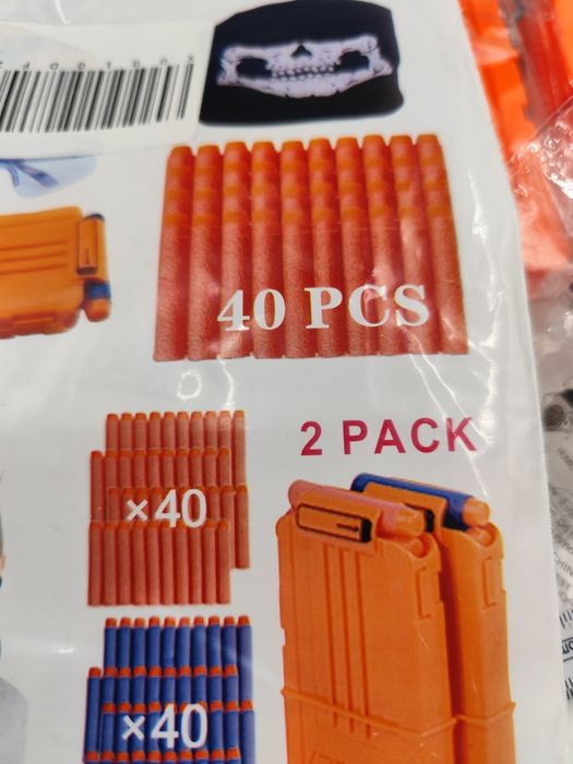 Zestaw taktyczny do zabawy NERF – dla dwóch osób / dzieci