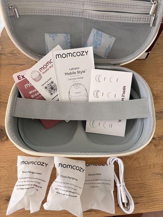 Laktator Podwójny Momcozy M6 - zestaw