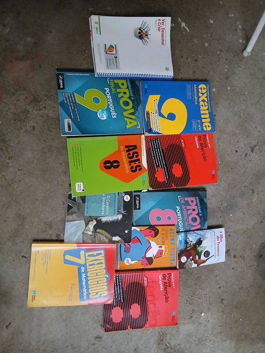 Conjunto de livros preparacao escolar