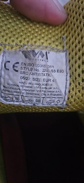 Botas de trabalho VM Safety