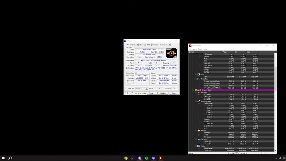 Ryzen 5 3600 w pelni sprawny
