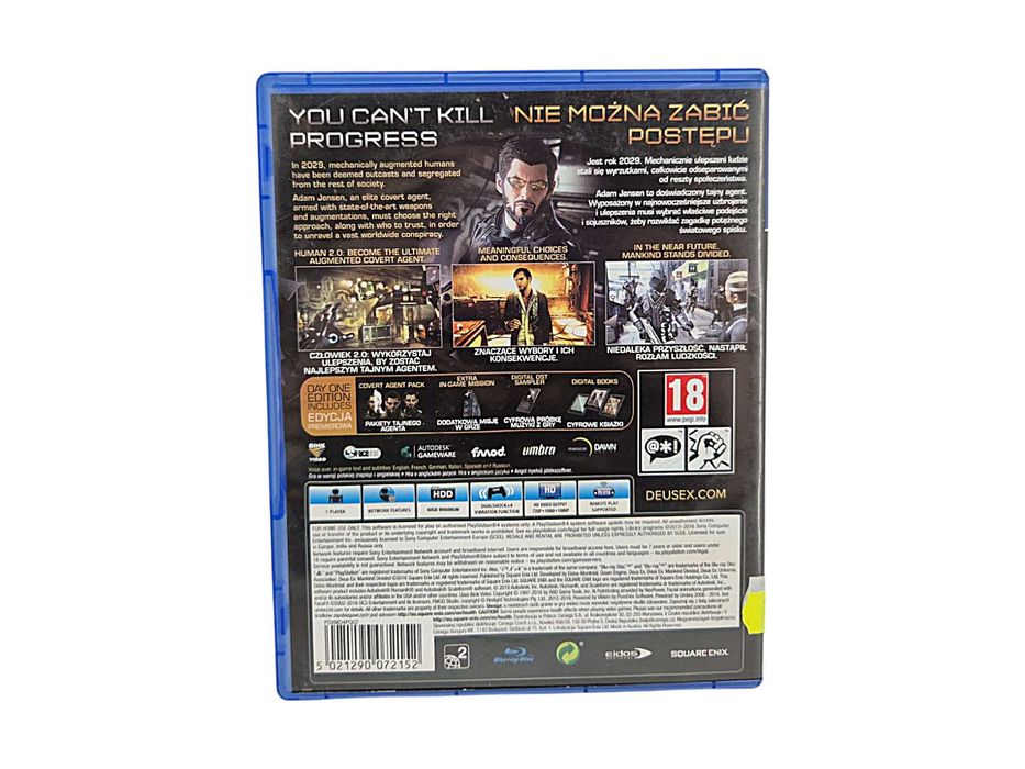 Gra na konsole ps4 deus ex mankind divided day one edition