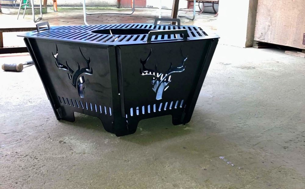Palenisko Ogrodowe / Grill #Blacha 4 MM Ruszt 5 mm    NOWE TRWALE