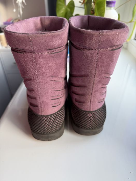 Зимові чоботи на хутрі для дівчинки Husky Alisa Line 31-32 розмір