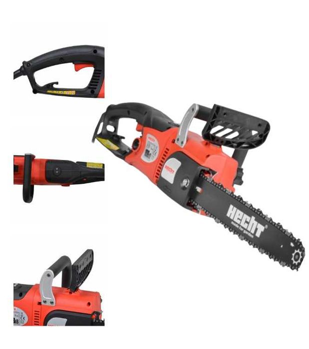 Ланцюгова електропила Hecht 400 мм, 2,4 кВт, пряма конструкція
