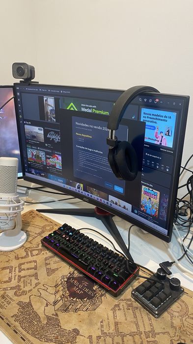 Computador gaming setup completo