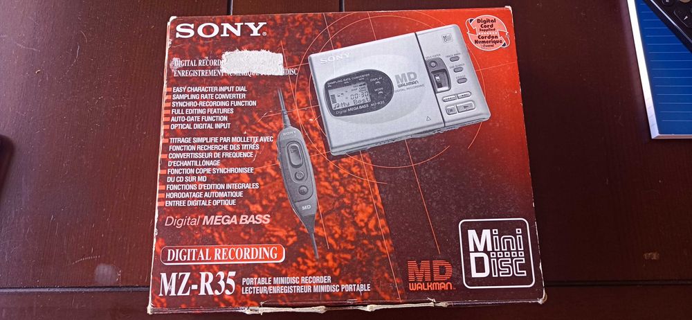 Minidisc Sony usado-novo impecável 2