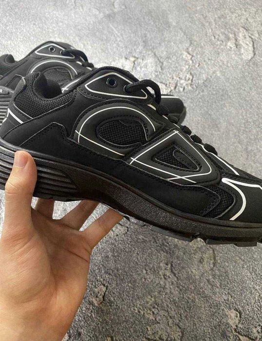 Кросівки Christian Dior b30 BLACK / чорні крістіан діор б30 НОВІ 37-45
