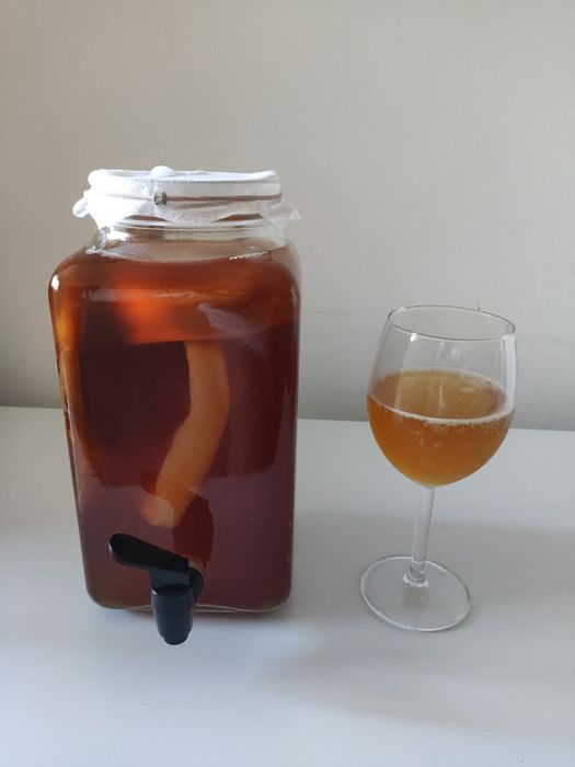Kombucha de chá preto
