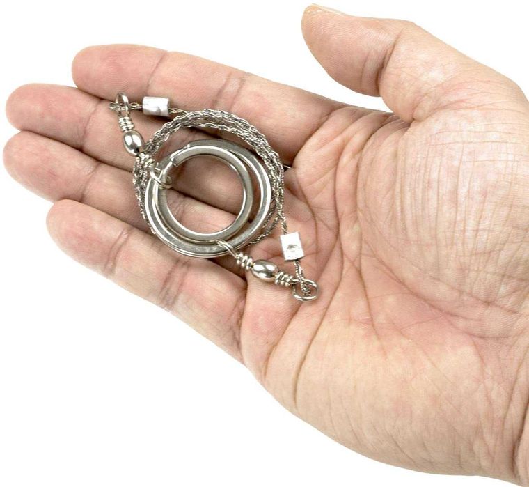 ‼️ПИЛА HELIKON-TEX пилка цепна карманна ножівка з кільцями струна нерж