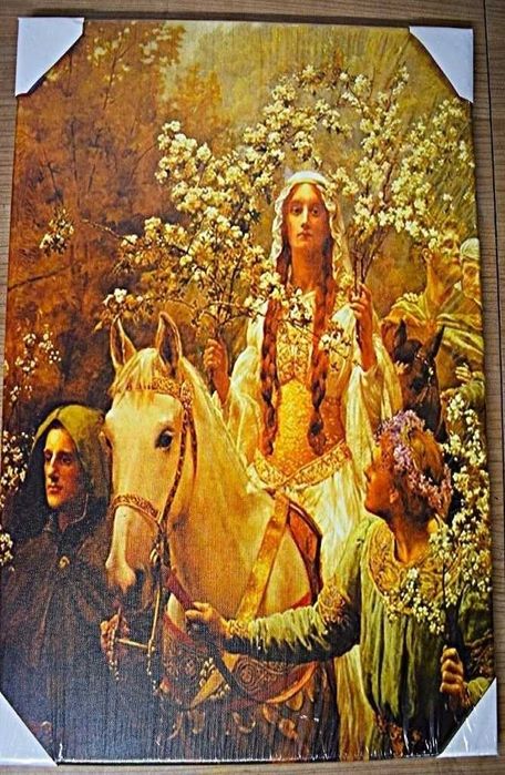 Thomas Morgan - ,,An Indian Pueblo' '1908 , reprodukcja