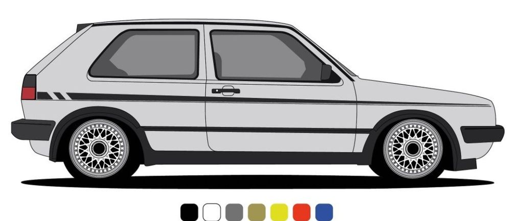 Faixas Vinil decorativas VW