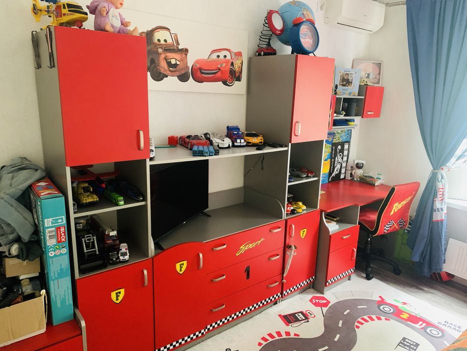 Детская Мебель форсаж макквин кровать машина феррари