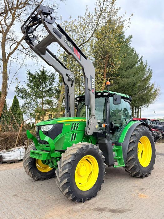 John Deere 6125R  z turem MX T417, 125/145KM, miękka oś