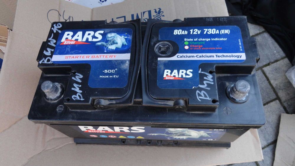 Akumulator samochodowy 80 Ah 12 V 730A (EN) Bars bateria samochodowa