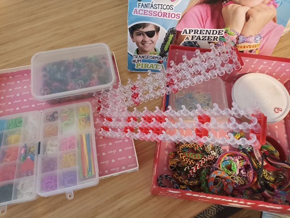 Material pulseiras elástico