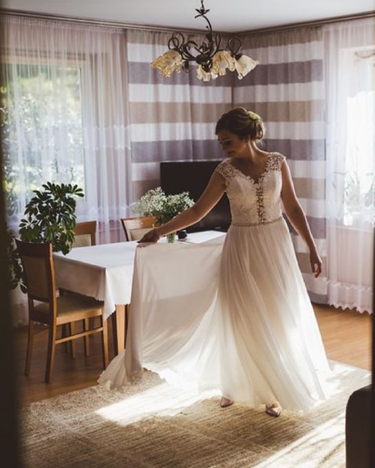 Suknia ślubna 2018 Diana model IGAR 1801 szyta na miare