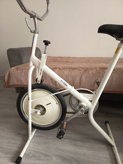 Rower treningowy stacjonarny biały