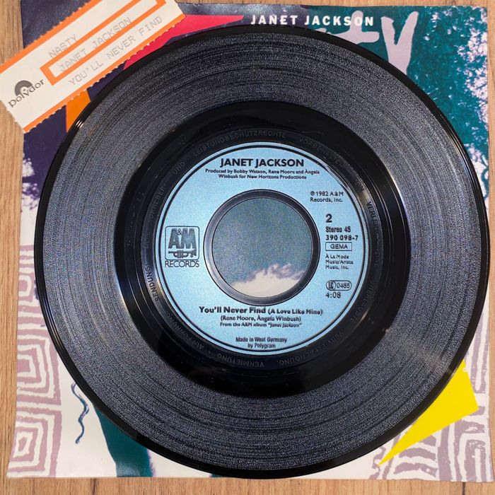 Janet Jackson - Nasty - Winyl SP 7" - 1986