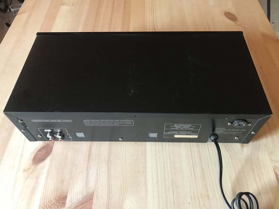 Gravador de cassetes Pioneer