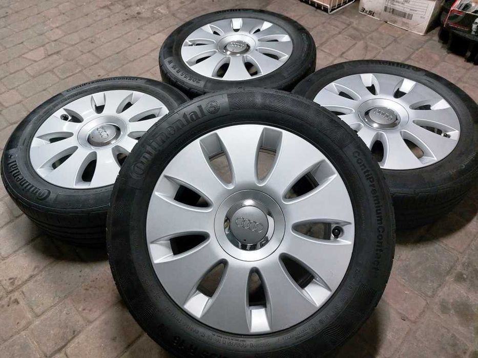 Диски Audi A3 Vw Golf Touran R16 5x112 шини 205/55R16