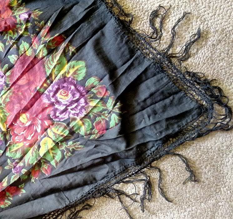 Платок 80х годов новый