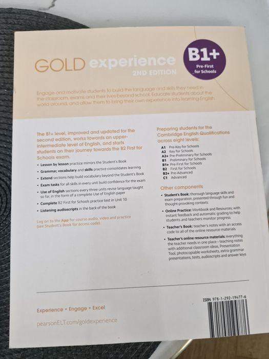 Gold experience workbook B1+
