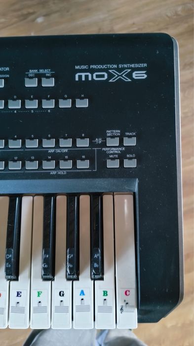 Pianino Keyboard Yamaha mox6 stan BDB, stojak, zasilacz