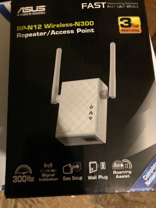 Asus RP-N12 N300 wzmaczniacz sygnału wifi repeater