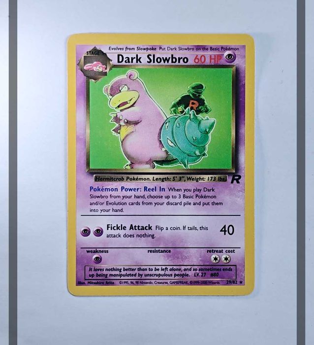 Dark Slowbro 29/82 TR Pokemon ENG-NM