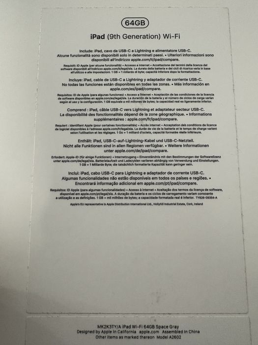 iPad 9ª Geração – 64GB – Impecável