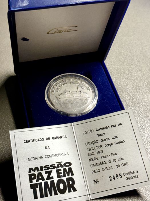 1 Onça Prata 999 (30g) – Certificada – Caixa Original