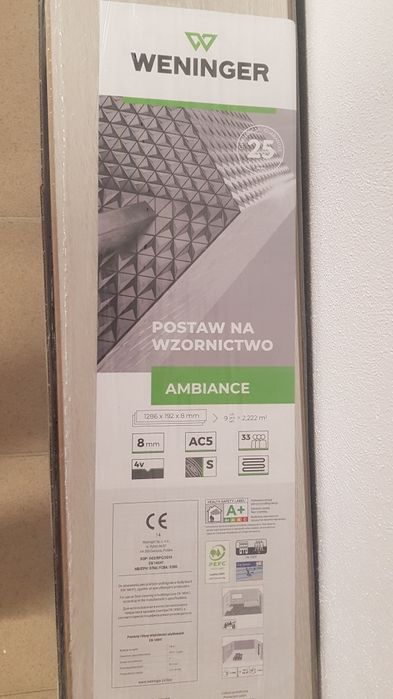 Panele Weninger 4 paczki kolor popiel AMBIANCE