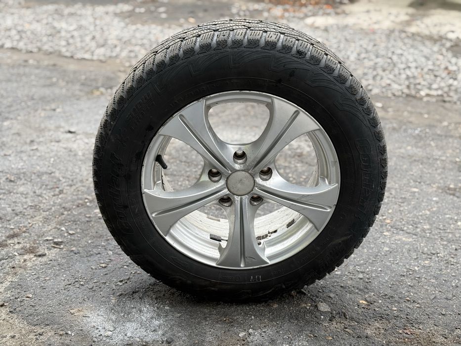 Титаны R15 на зимней резине