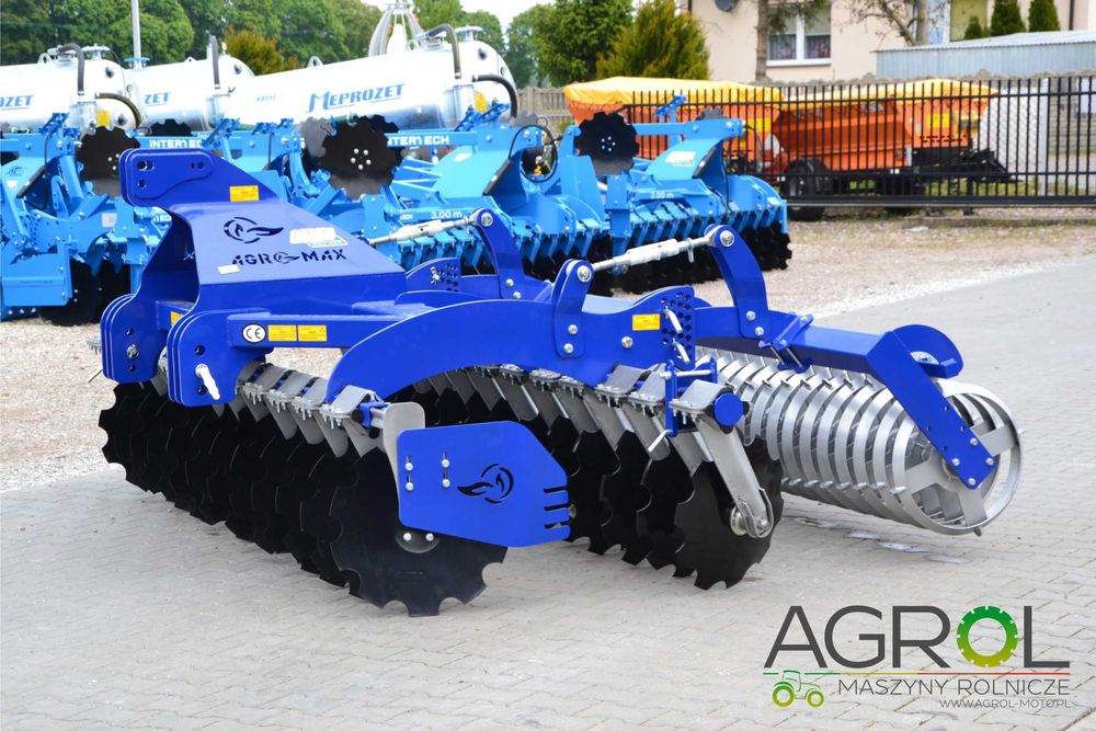 Brona talerzowa agregat Euromasz 3m wał rura daszkowy hydropak