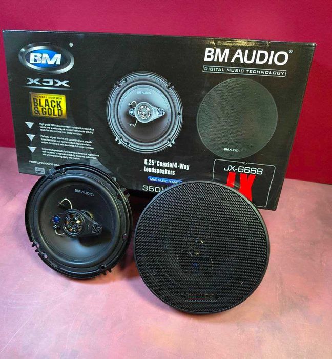 Динаміки в машину. Стандартний розмір BM Audio JX-6688: 975 грн