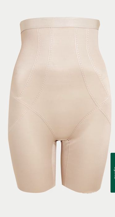 Marks&Spencer Nowe extra Majtki wyszczuplające brzuch uda beżowe 40 _