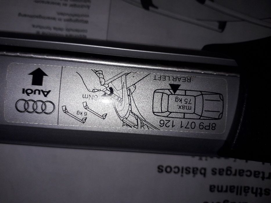 Поперечный багажник на крышу AUDI A3 8V4071151 8V8P 8P9071126 8P907115