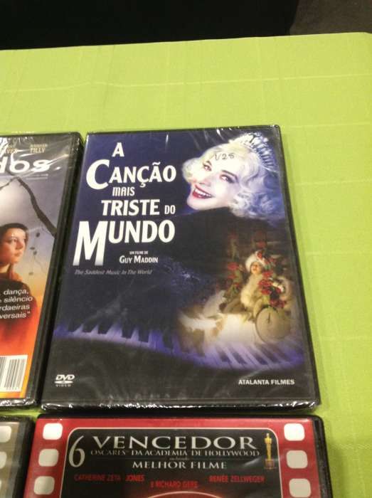 conjunto de quatro filmes em DVD