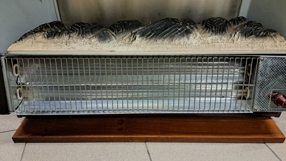 Kominek elektryczny, retro, z czasów PRL