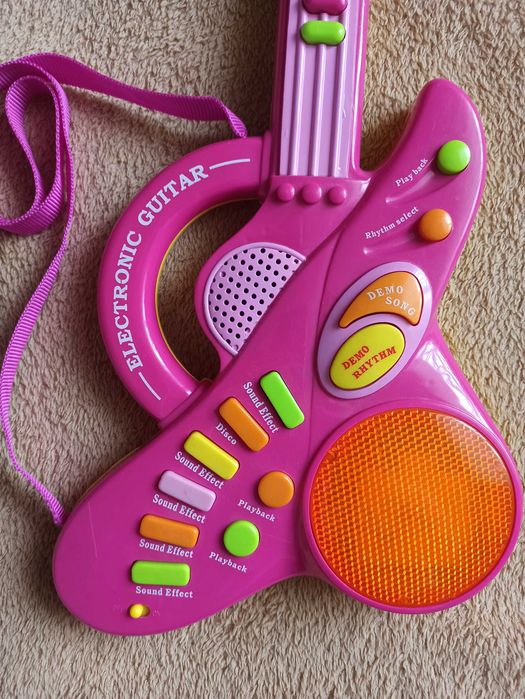 Електронна гітара Bontempi (музика, іграшка, інструмент, кнопки)