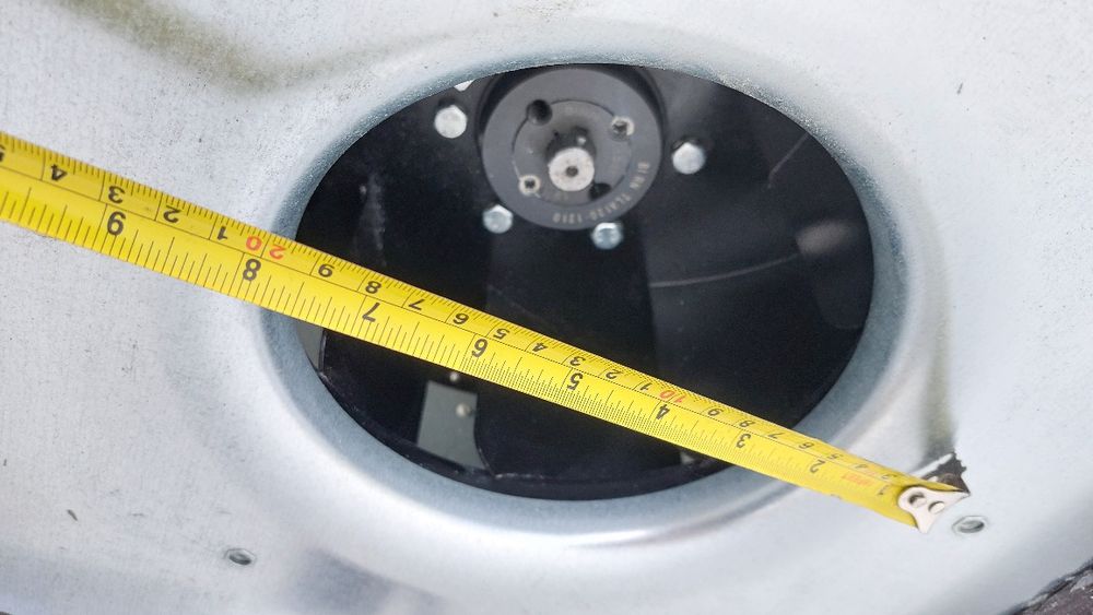 Ventilador extrator 3200 m3h Ar fumos tintas de estufas de pintura