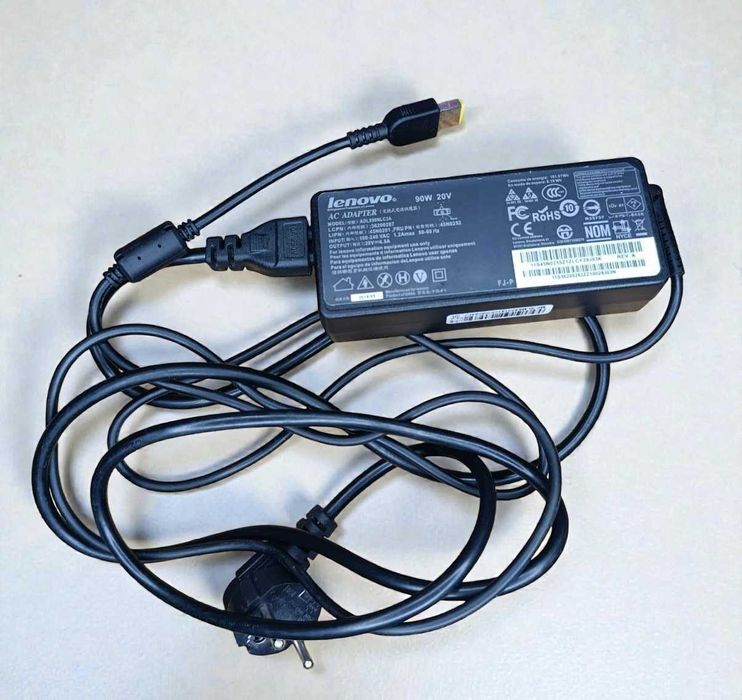 Оригінальний Блок живлення Lenovo 90W 20V 4.5A  Square Tip ADLX90NLC3A