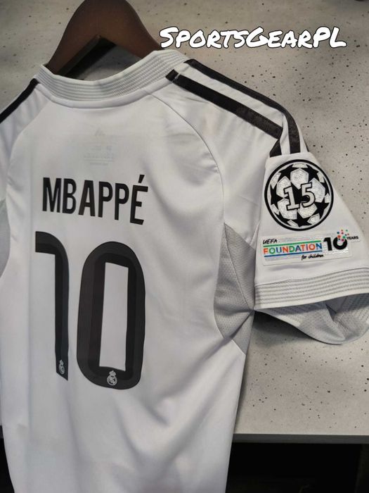 25/26 Kylian MBAPPE #10 Real Madryt CHAMPIONS LEAGUE Komplet Domowy